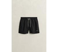 Badeshorts GANT, Gr. 3XL, N-Gr, schwarz, Web, Obermaterial: 100% Polyamid, Badehosen Badeshorts, Regular fit mit elastischem Bund (32446017-XXXL) schwarz