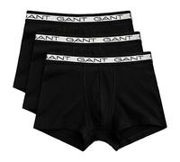 Gant Herren Basic Trunk 3-Pack Boxershorts 3ER Pack, Schwarz, M