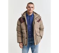 GANT Herren Baumwoll Parka mit Gänsedaunenfüllung (S) CARAMEL BEIGE