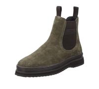 Chelseaboots GANT "BLISTOWN", Herren, Gr. 41, grün (khaki, braun), Schuhe Chelseaboots, Stiefelette, Schlupfboots mit seitlichen Elastikeinsätzen (10774654-41) khaki, braun