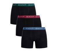 GANT Herren Boxer Brief 3-Pack Boxershorts, Black, M