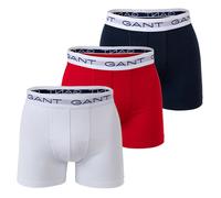 GANT Herren Boxershorts, 3er Pack - Boxer Briefs, Cotton Stretch, einfarbig Mehrfarbig M