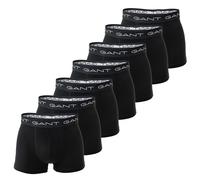 Trunk GANT "TRUNK 7-PACK", Herren, Gr. L, schwarz, Jersey, Obermaterial: 95% Baumwolle, 5% Elasthan, unifarben, figurbetont, Unterhosen, Mit elastischem Bund (14421746-L) schwarz