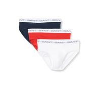 GANT Herren Brief 3-Pack Boxershorts, Mehrfarbig, M (3er Pack)