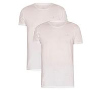GANT Herren C-Neck 2-Pack T-Shirt, Weiß, Einheitsgröße