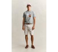 GANT Regular Fit Linen Cargo Shorts Sand Beige W30