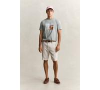 GANT Regular Fit Linen Cargo Shorts Sand Beige W34