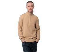 GANT Herren Casual Cotton Half Zip Pullover, Khaki Mel, L
