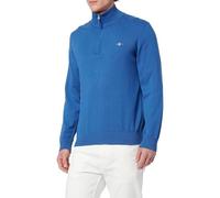 GANT Herren Casual Cotton Half Zip Pullover, Rich Blue, M