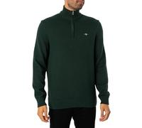 GANT Herren Casual Cotton Halfzip Pullover, Tartan Green, X-Large