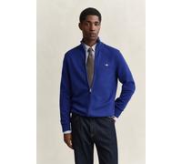 GANT Herren Casual Cotton Strickjacke mit Reißverschluss (XXL) CRISP Blau