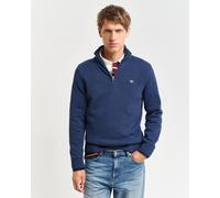 GANT Herren Casual Troyer aus Baumwolle (5XL) DK JEANSBlau MELANGE