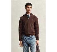 GANT Herren Casual Troyer aus Baumwolle (XXXL) Braun MELANGE