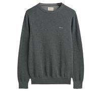 Gant Herren Classic Cotton C-Neck Pullover, Dark Grey Melange, 3XL EU