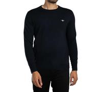GANT Pullover Classic Cotton Rundhals Herren Evening Blue Gr. M