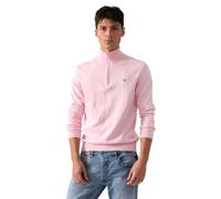 GANT Herren Classic Cotton Half Zip Pullover, Light PINK Melange, XXL