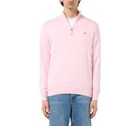 GANT Herren Classic Cotton Half Zip Pullover, Light PINK Melange, XXXL