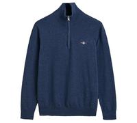 Troyer GANT "CLASSIC COTTON HALF ZIP" Gr. M, blau (dark jeansblue melange) Herren Pullover (51480068-M) dark jeansblue melange