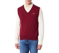 GANT Herren Classic Cotton Vest Pullunder, PLUMPED RED, 3XL