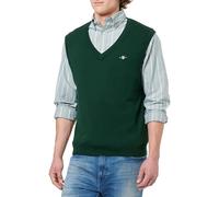 GANT Herren Classic Cotton Vest Pullunder, Tartan Green, M