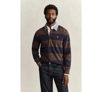 GANT Herren Classic Heavy Rugger (XXXL) Schwarz Braun MELANGE