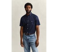 GANT Herren Classic Kurzarmhemd aus Popeline (L) MARINE