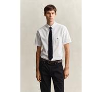 Gant Reg Poplin Kurzarmhemd S White