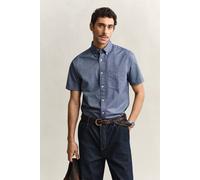 GANT Herren Classic Oxford-Hemd mit kurzen Ärmeln (XXL) PERSIAN Blau