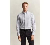 GANT - Classic Oxford-Hemd mit Streifen concrete grey - Gr. - XXL