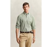 GANT Herren Classic Popeline-Hemd mit Streifen (XXL) HERB Grün