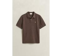 GANT Herren Classic Regular Fit Poloshirt (L) Schwarz Braun MELANGE