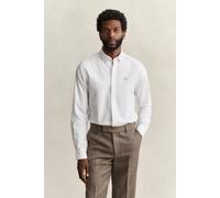GANT Herren Classic Slim Fit Popeline Hemd (L) Weiß