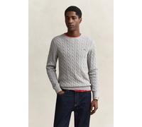GANT Herren Classic Zopfstrickpullover (4XL) Grau MELANGE