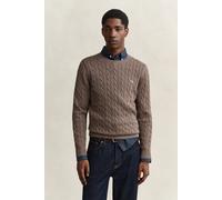 GANT Herren Classic Zopfstrickpullover (S) FADED TAUPE
