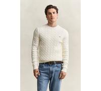 GANT Herren Classic Zopfstrickpullover (XL) CREAM