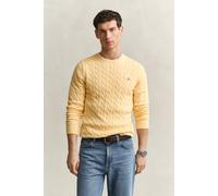 GANT Herren Classic Zopfstrickpullover (XL) MILD Gelb
