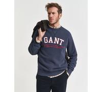 GANT Herren Collegiate Graphic Rundhals-Sweatshirt (XL) EVENING Blau