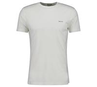 Gant Herren Contrast Logo SS T-Shirt, Eggshell, XL