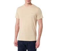 GANT Herren Contrast Logo SS Tshirt T-Shirt, Oat BEIGE, 56