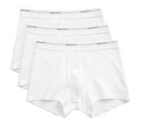 GANT Herren CORE Trunk 3-Pack Unterwäsche, White, Standard (3er Pack)