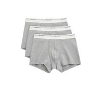 Trunk GANT "CORE TRUNK 3-PACK", Herren, Gr. XXL, 3 Stk., grau (light grau melange), Jersey, Obermaterial: 95% Baumwolle, 5% Elasthan, eng, Unterhosen (56459531-XXL) light grau melange
