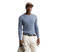 GANT Herren Cotton Cable C-Neck Pullover, Faded Denim, M