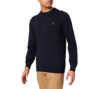 Gant Pullover Herren Slim Fit Rundhals Baumwolle blau, 4XL