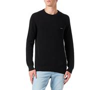 Gant Herren Cotton Pique C-Neck Pullover, Schwarz 1, S EU