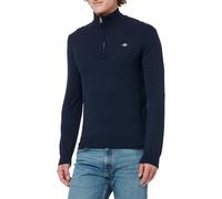 GANT Herren CTN/WO Half Zip Pullover, Evening Blue, S