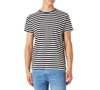 GANT Herren D.1 Striped SS T-Shirt, Evening Blue, XL
