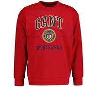 GANT Herren D1 Crest Shield CNECK Sweat Pullover, Ruby RED, L