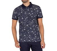 GANT Herren D1. Freedom Flower Pique SS Rugger Polohemd, Classic Blue, S