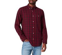 GANT Herren D1. REG Two Faced Flannel BD, Cabernet RED, L