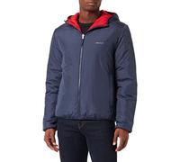 GANT Herren D1. Reversible Hooded Jacket, Marine, M